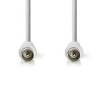 AA330 - Cavo Coassiale Maschio - Maschio 0.60 m Bianco - TV-SAT