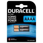 P351 - Batterie Duracell AAAA 1.5V - Confezione 2 pezzi - Batterie
