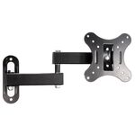 STAND700 - Supporto a muro per TV LED LCD 14-24'' inclinabile 3 snodi nero -  Staffe e Supporti 