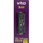 EL347 - Trasformatore slim 12VDC 16.5A 200W - Alimentatori