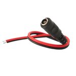 01336 - Connettore DC femmina 2.1x5.5mm con cavo 23cm - Connettori Adattatori