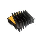 03821 - Dissipatore alluminio 43x40 mm con adesivo - Ventole