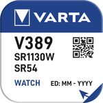 F1439 - Batteria SR54 V389 per orologi Varta - Batterie per Orologi
