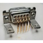 NOS100774 - Connettore SUB-D 9 poli maschio 90° - gold plated - Connettori