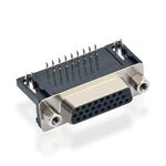 93162 - Connettore D SUB 26 poli femmina saldare - 90 gradi - Connettori Adattatori