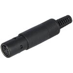 92296 - Connettore femmina mini DIN 6 poli schermato - Connettori