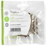 ND1750 - Connettore F - Maschio - Per Cavi Coassiali da 7,4 mm - 25 pezzi - Metallo - TV-SAT