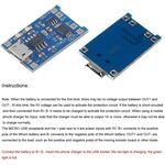 F1510 - Modulo di carica per batterie al Litio 1A con protezione batteria 18650 e modulo di scarico 2A 5V 10 pezzi - Accessori Batterie