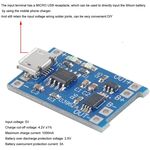 F1510 - Modulo di carica per batterie al Litio 1A con protezione batteria 18650 e modulo di scarico 2A 5V 10 pezzi - Accessori Batterie