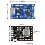 F1510 - Modulo di carica per batterie al Litio 1A con protezione batteria 18650 e modulo di scarico 2A 5V 10 pezzi - Accessori Batterie