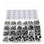 F1520 - Condensatore elettrolitico in alluminio 1UF ~ 1000UF 6.3V-50V confezione da 400 - Condensatori