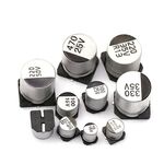 F1520 - Condensatore elettrolitico in alluminio 1UF ~ 1000UF 6.3V-50V confezione da 400 - Condensatori