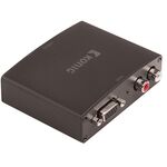 WB1395 - Convertitore video VGA Femmina+2 RCA Femmina - Uscita HDMI Konig -  Adattatori Audio e Video