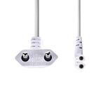 ND128 - Cavo di alimentazione Spina Euro - IEC-320-C7 2m - Alimentatori