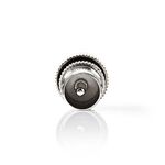 ND2116 - Connettore IEC coassiale | Maschio - 2 pezzi | Metallo - TV-SAT