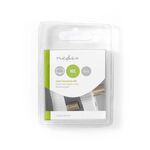 ND3296 - Connettore IEC (coassiale) Maschio + Femmina - Angolare 2 pezzi Bianco - Video 