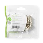 ND5020 - Connettore F Maschio Per Cavi Coassiali da 6,4mm confezione da 25 pezzi - TV-SAT