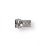 ND5020 - Connettore F Maschio Per Cavi Coassiali da 6,4mm confezione da 25 pezzi - TV-SAT