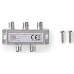 ND7040 - Splitter Satellitare 5-2400 MHz 11.5 dB IN:1/ OUT: 4  75 Ohm - TV-SAT