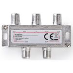 ND7040 - Splitter Satellitare 5-2400 MHz 11.5 dB IN:1/ OUT: 4  75 Ohm - TV-SAT