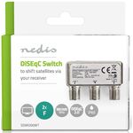 ND7150 - Interruttore DiSEqC 2-1 Connettore F 950-2400MHz - TV-SAT