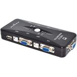 P1348 - Switch KVM 4 porte USB 2.0 connettori USB/VGA -  Switch, Splitter Audio Video