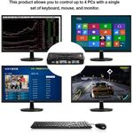 P1348 - Switch KVM 4 porte USB 2.0 connettori USB/VGA -  Switch, Splitter Audio Video