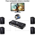 P1348 - Switch KVM 4 porte USB 2.0 connettori USB/VGA -  Switch, Splitter Audio Video