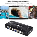 P1348 - Switch KVM 4 porte USB 2.0 connettori USB/VGA -  Switch, Splitter Audio Video