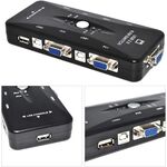 P1348 - Switch KVM 4 porte USB 2.0 connettori USB/VGA -  Switch, Splitter Audio Video