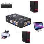 P1389 - Switch KVM 2 porte USB 2.0 connettori USB/VGA -  Switch, Splitter Audio Video
