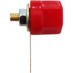 SP473 - Connettore a banana rosso da panello - Connettori Adattatori