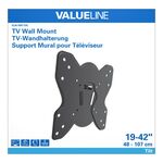 STAND650 - Supporto da Parete Inclinabile 19 - 42 " 30 kg - TV-SAT