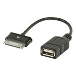 ND2825 - Sincronizzazione e Ricarica Samsung 30-Pin Maschio - USB A Femmina 0.20 m Nero - Cavi Telefonici