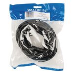 ND9105 - Cavo Coassiale 120 dB ad Angolo Coassiale Maschio - Femmina Coax (IEC) 10m Nero - TV-SAT