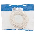 WB1030 - Cavo coassiale Coax (IEC) Dritto maschio - femmina  25m bianco - TV-SAT
