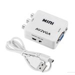 WB2378 - Mini convertitore da AV RCA Audio ad VGA/jack audio -  Adattatori Audio e Video