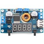 WB354 - Regolatore di tensione da 5-36V a 1,25-32V DC con display e USB - Schede elettroniche