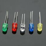 WB360 - Kit diodi led 5mm 500pz 5 colori - Diodi LED