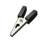 04708 - Pinza a coccodrillo nera - Laboratorio