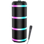 KK-4301 - Cassa acustica ricaricabile 3x4" 20W luci LED Bluetooth/FM/USB con microfono KK-4301 - Casse Acustiche