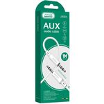 N040 - Cavo audio stereo jack audio 3.5mm 1m bianco JA004 - Cavi Audio Video