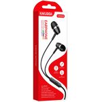 F2080 - Cuffie auricolari con microfono 1.2m jack audio 3.5mm nere KSC-659 - Cuffie Auricolari