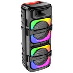 JD031 - Cassa acustica ricaricabile luci LED 2x8" 30W Bluetooth/USB/FM JD031 - Casse Acustiche
