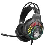 F4310 - Cuffie da gaming ad archetto con microfono nere KSC-849 - Cuffie
