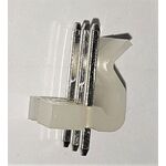 NOS101026 - Connettore maschio 3 poli passo 3,96 mm da pcb - confezione 5 pezzi - Connettori