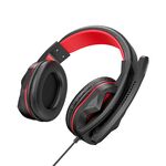 F4305 - Cuffie ad archetto da gaming con microfono nere JD013 - Cuffie