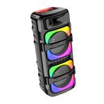 JD031 - Cassa acustica ricaricabile luci LED 2x8" 30W Bluetooth/USB/FM JD031 - Casse Acustiche