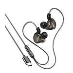F4315 - Cuffie auricolari con microfono 1,2m Type-c nere KSC-1300 - Cuffie Auricolari