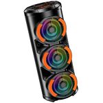 KK-6301 - Cassa acustica ricaricabile con telecomando e microfono wireless 3x6" 30W KK-6301 - Casse Acustiche
